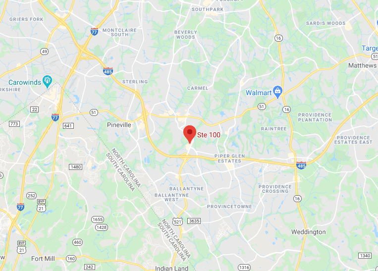 Map of Charlotte Location